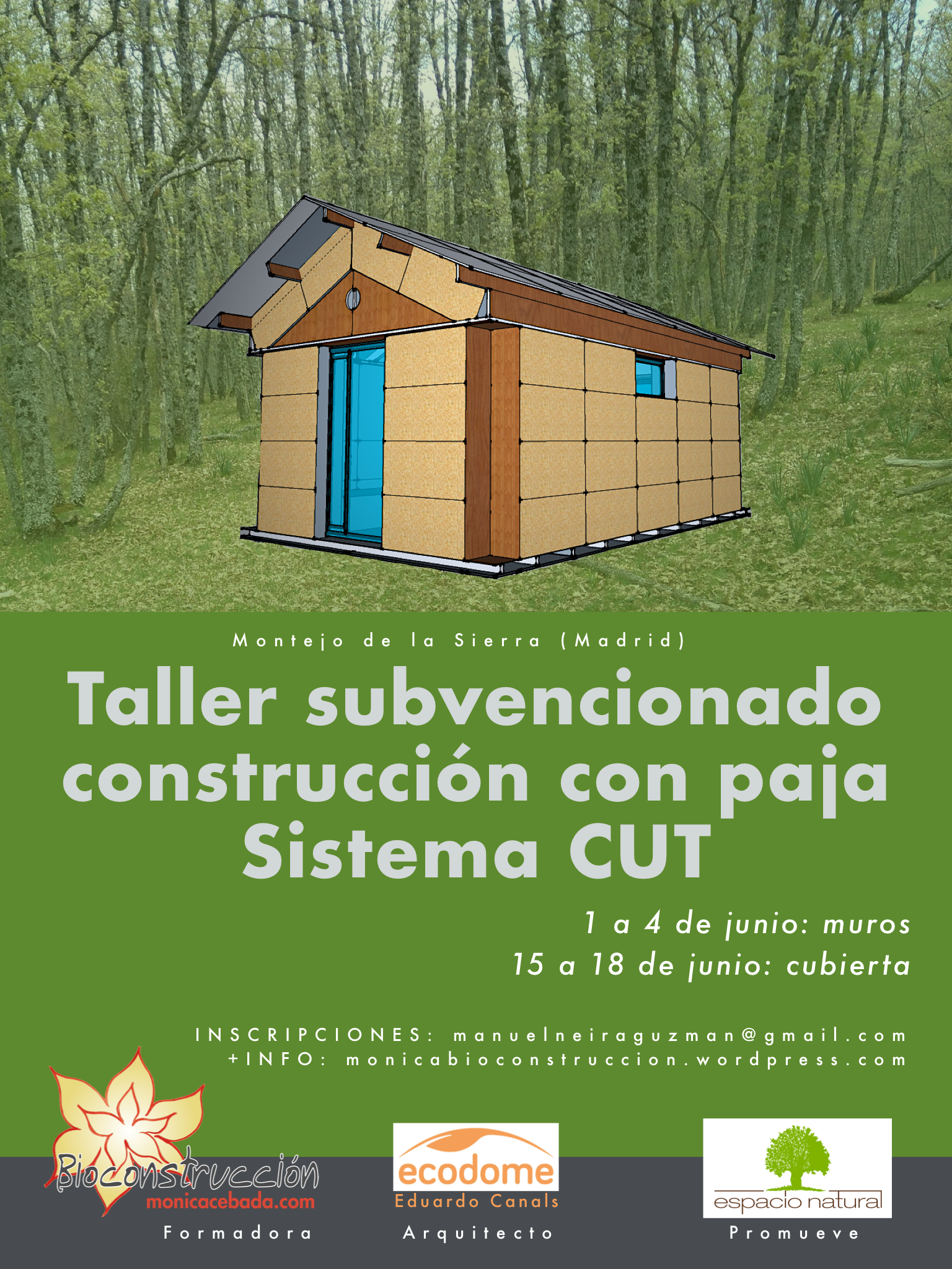 Taller De Construcción Con Paja. Formación En Obra. Madrid